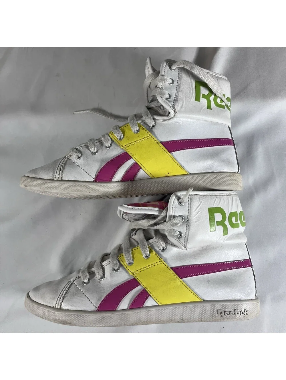 WOMEN'S Reebok Top Down Hi Top Fold Over Flap Sneakers JO8857 Size 6